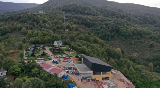 Teleferikte direkler tamam sıra taşıyıcı halatlara geldi