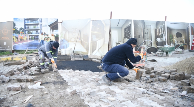 Çayırova Fen İşlerinden yollarda bakım ve onarım çalışması