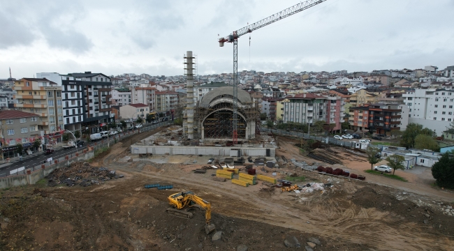 Çayırova Kent meydanında çalışmalar devam ediyor