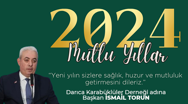 Darıca Karabüklüler Derneği Yılbaşı Mesajı