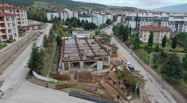 Derince'de inşa edilen Cemevi yükseliyor