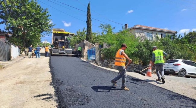 Gebze'de 2 ayda 27.320 ton asfalt serildi