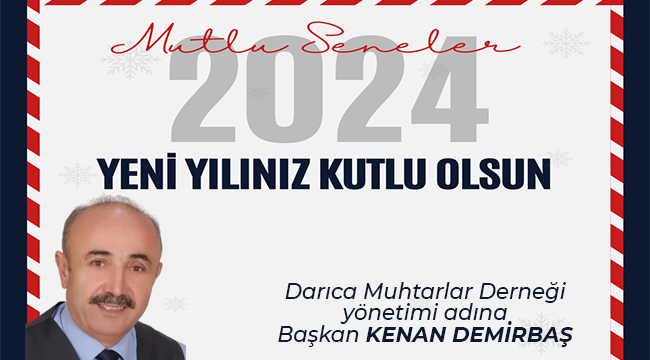 Kenan Demirbaş Yılbaşı Mesajı