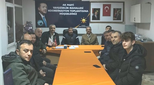 Köşker, Yenikent ve Yavuz Selim koordinasyon toplantısında