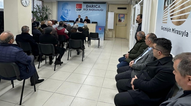 CHP Darıca'da sandık görevlilerinin toplantıları devam ediyor