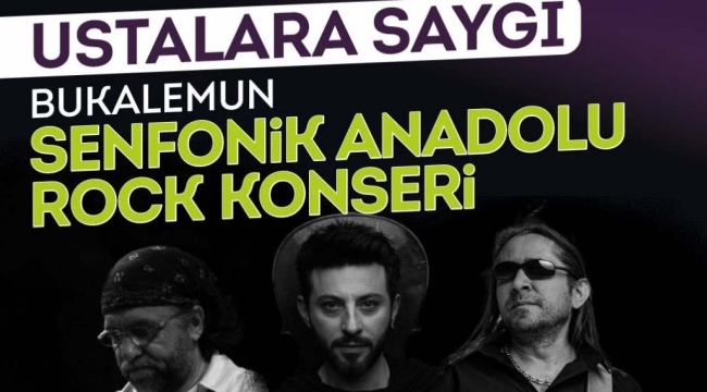 Büyükşehir'den Anadolu Rock'un ustalarına saygı konseri