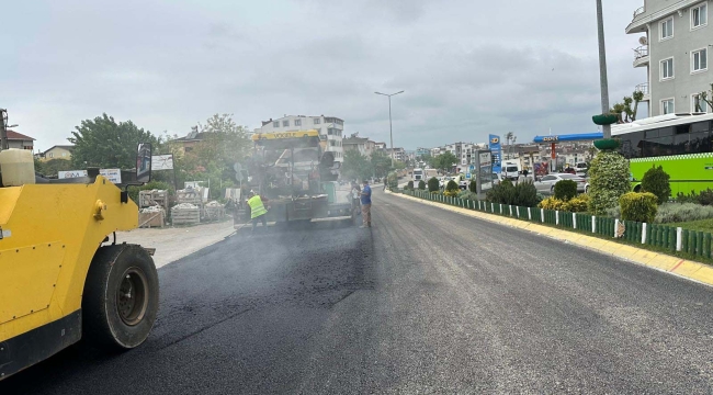 Darıca Tuzla Caddesi'nde üstyapı yenileniyor