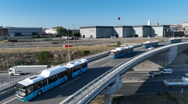 Büyükşehir, 10 yeni otobüsü daha filosuna kattı