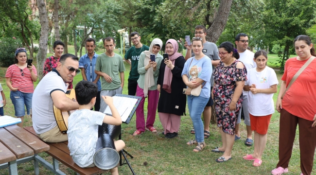 Büyükşehir'den özel bireylere kamp etkinliği  