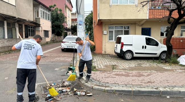 Darıca Belediyesi sel tehlikesine karşı teyakkuzda!