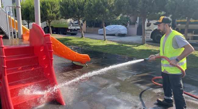 Darıca'da parklara hijyenik dokunuş!