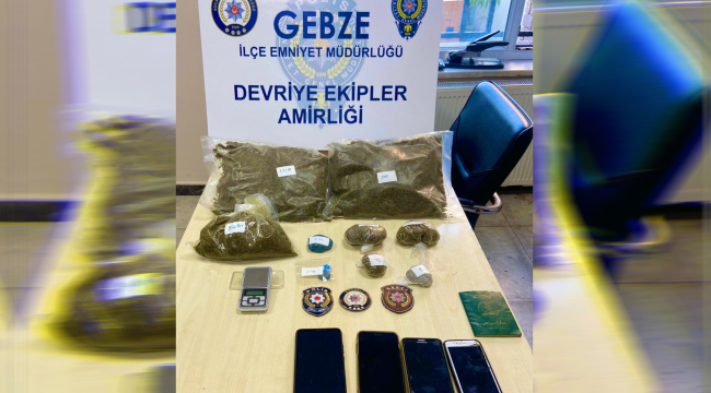  Gebze'de 2 Kilo 533 gr. Bonzai ele geçirildi