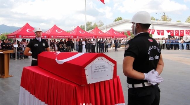 Tedavi görmekteyken hayatını kaybeden polis memuru içi cenaze töreni düzenlendi