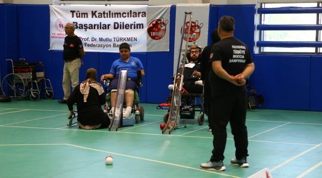 Boccia Türkiye Şampiyonası Gebze'de başladı