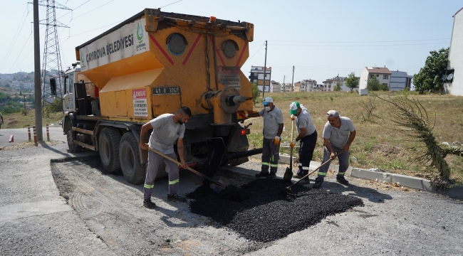 Çayırova'da Fen işleri ekiplerinin saha çalışmaları sürüyor  