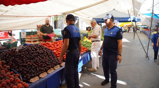 Çayırova Zabıtası'ndan pazar denetimi