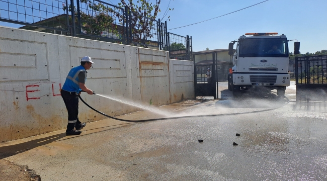 Darıca'daki okullarda temizlik seferberliği