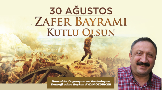 Darıcalılar Derneği 30 Ağustos Zafer Bayramı kutlaması