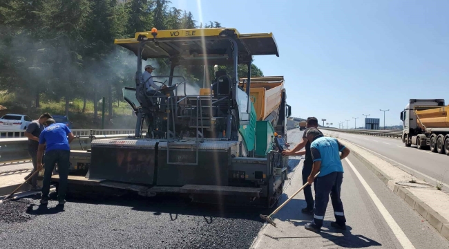 Kocaeli'de güvenli sürüş için pürüzsüz yollar