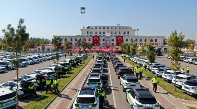 189 yeni araç Emniyet ve Jandarmanın hizmetine tahsis edildi