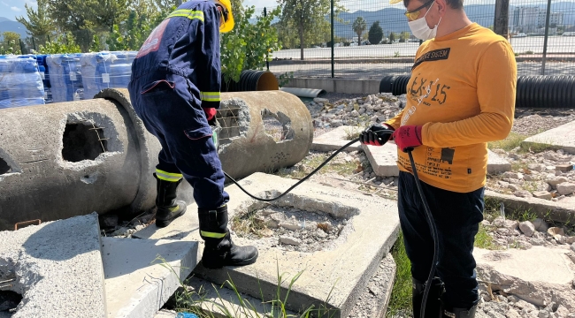 Ulaşımpark personeline kurtarma ve yangın eğitimi