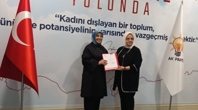 AK Parti Darıca İlçe Kadın Kolları'nın yeni Başkanı Sevgi Takan oldu