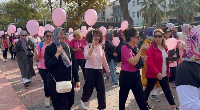 Büyükşehir'den meme kanseri farkındalık yürüyüşü