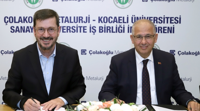 Çolakoğlu Metalurji, Kocaeli Üniversitesi ile Eğitim ve Araştırma İş Birliği Protokolü İmzaladı