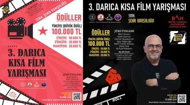 Darıca Kısa Film Yarışması'nın Tanıtım Lansmanı düzenleniyor