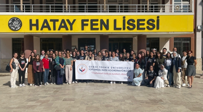 GTÜ Bilim, Sanat ve Sporla Hatay'da hayata destek oldu