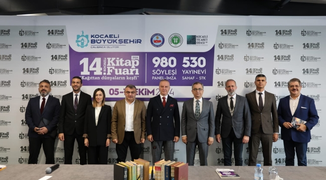 Kocaeli Kitap Fuarı 14. kez kitap dostlarıyla buluşacak