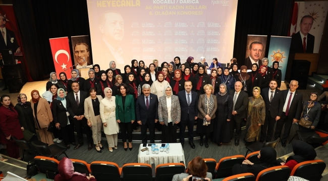 AK Parti Darıca'da Kadın Kolları kongresi gerçekleştirildi