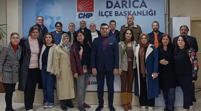 CHP Darıca'da Başkan Özaltan, mahalle başkanlarıyla buluştu