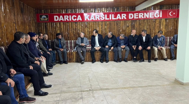 CHP Kars Milletvekili Alp'ten Darıca'daki derneklere ziyaret