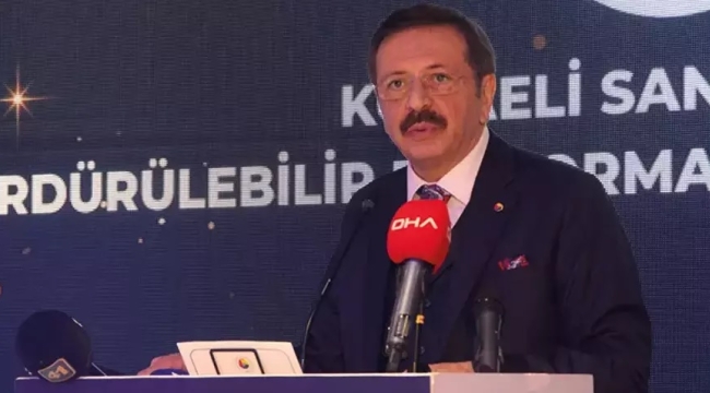 TOBB Başkanı Hisarcıklıoğlu, Kocaeli'de sanayicilerle bir araya geldi