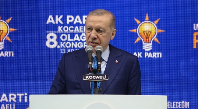 Cumhurbaşkanı Erdoğan İzmit'te konuştu; Suriye'nin diğer kısımlarını da terörden temizleyeceğiz 