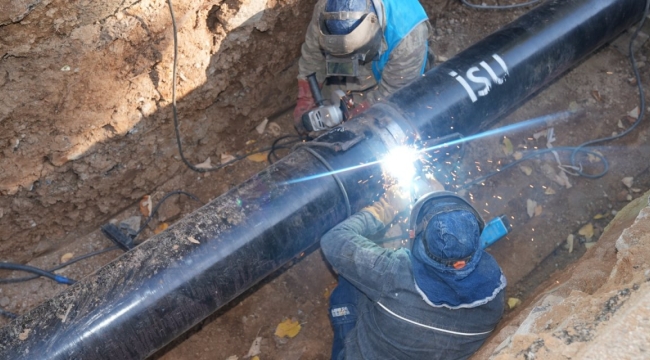 İSU 'dan iletim hattı projesinde önemli aşama