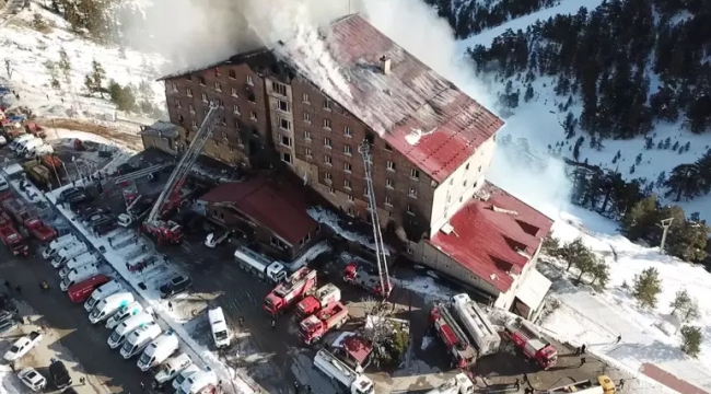 Bolu'da Kartalkaya Kayak Merkezi'nde otelde yangın: 66 ölü, 51 yaralı