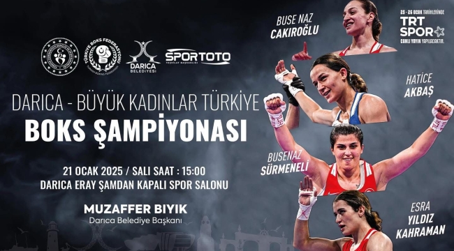 Büyük Kadınlar Türkiye Boks Şampiyonası Darıca'da gerçekleştirilecek