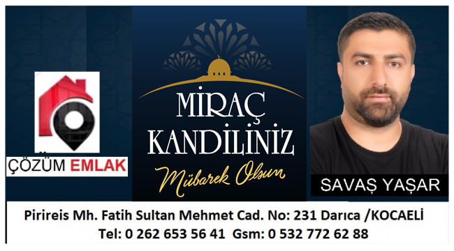 Çözüm Emlak Mirac Kandili 