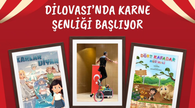 Dilovası'nda karne şenliği başlıyor