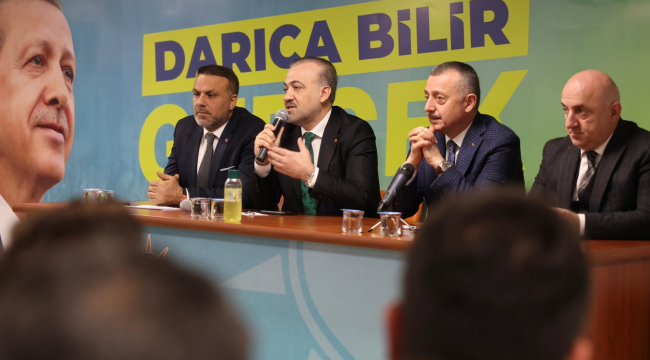 Büyükakın ve Talus'tan Ak Parti Darıca'ya ziyaret