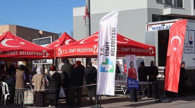 İzmit Belediyesi Darıca'da dayanışmayı sürdürüyor