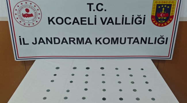 Kocaeli'de 36 adet tarihi eser ele geçirildi