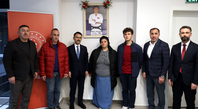 Milli Sporcumuz Emre Yazgan dualarla anıldı