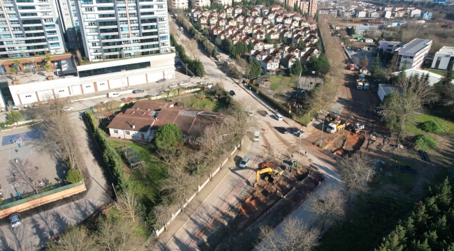 Alikahya tramvay hattı, Kocaeli Stadı'na doğru hızla ilerliyor