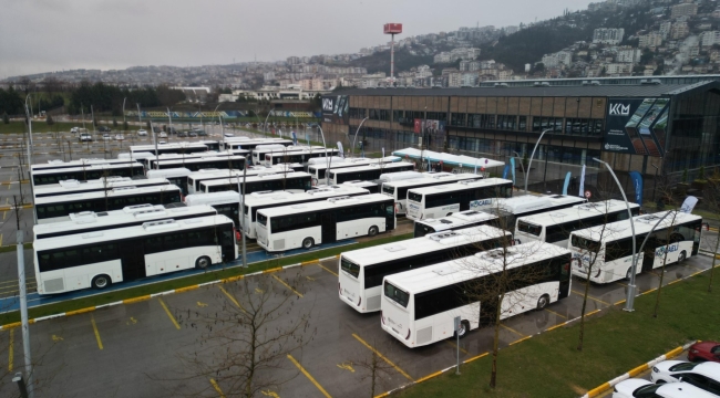 Büyükşehir'den ulaşıma 27 yeni otobüs