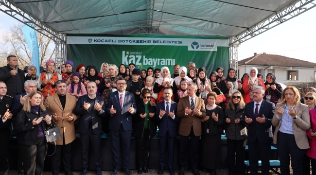 "Kaz Bayramı"nda renkli görüntüler yaşandı