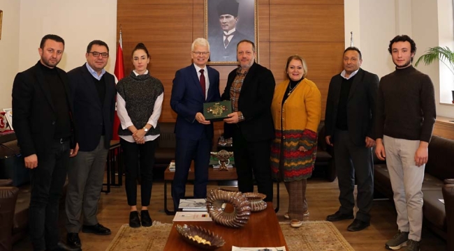 Litvanya Büyükelçisi Degutis'ten KOTO'ya ziyaret