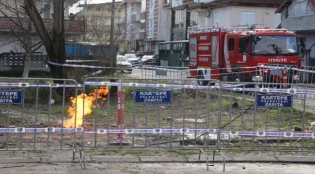 Metan gazından çıktığı değerlendirilen yangın, kontrollü olarak 2 gündür sürüyor